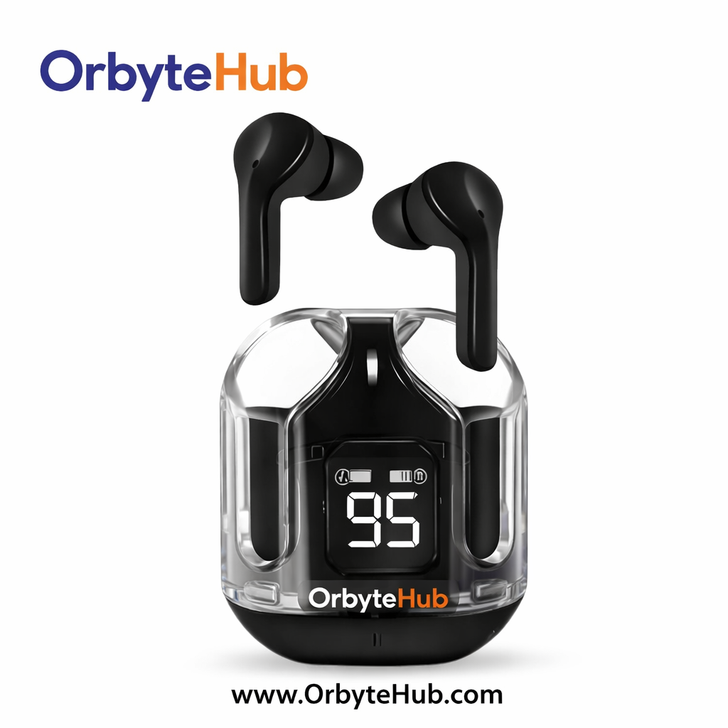 Wireless Earbuds – Bluetooth 5.3, LED Display