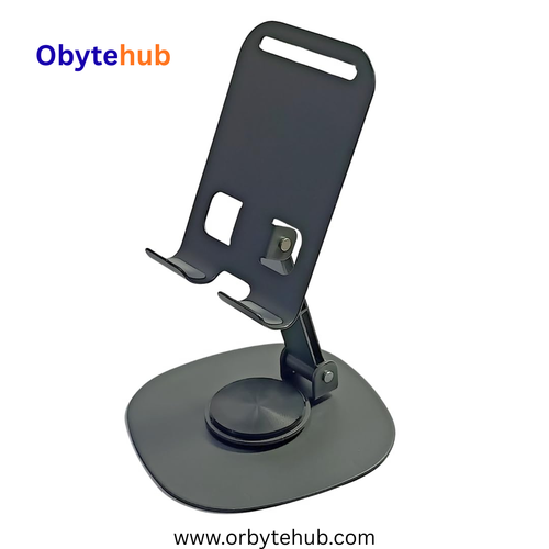 Durable mobile holder side profile showing rotation