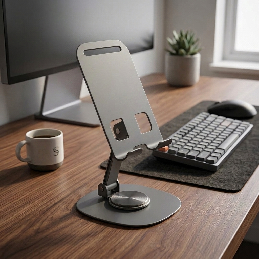 Instantly adjust your screen to any angle. Perfect for video calls and multitasking.